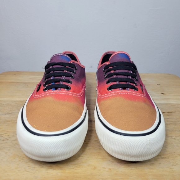 Vans authentic, Multicolor Ombre, Sunset Fade, Unisex Size : 9.5 (BARELY WORN) - Picture 16 of 16